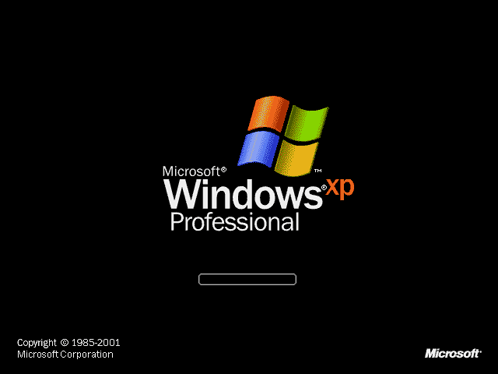 Windows XP inicializando