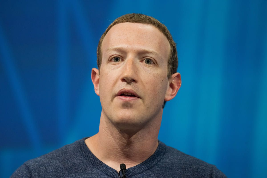 Empreendedor famoso, Mark Zuckerberg.